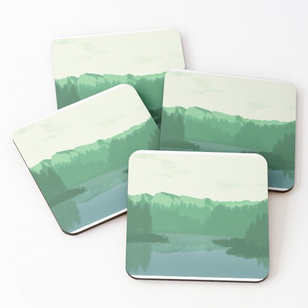 Item preview, Minimalistic Forest Landscape designed and sold by StickyRiceStore.