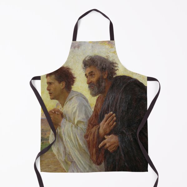 Item preview, Eugene Burnand's The Disciples Peter and John Running to the Sepulchre on the Morning of the Resurrection designed and sold by mosfunky.