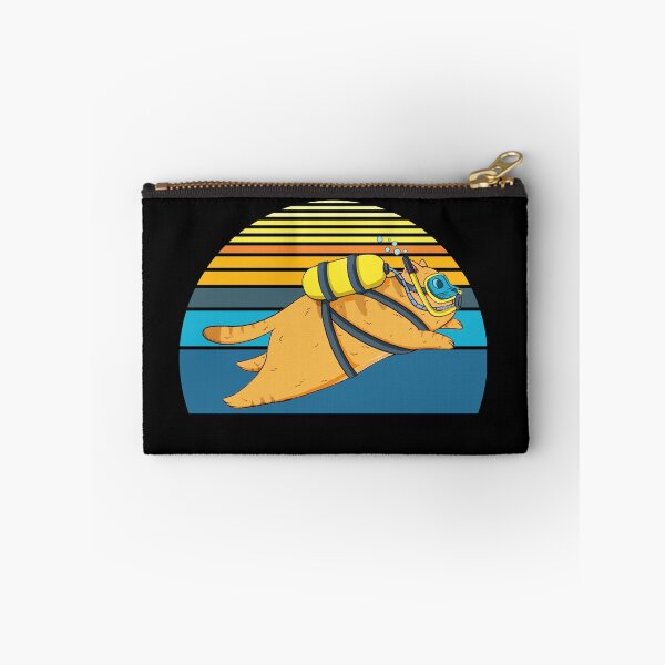 Item preview, Retro vintage Scuba Diving cat - Scuba Diving Cats - for kids -  Children cats & scuba diving lovers  designed and sold by Live  Today.