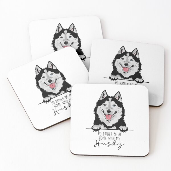 Item preview, I’d rather be at home with my Husky designed and sold by Little Fuzz Shop.