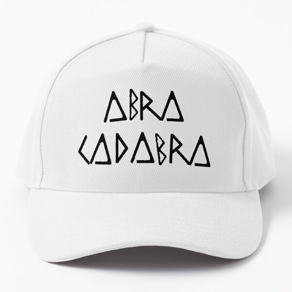 Abra Cadabra Ancient Magic Formula Protection From Evil Baseball Cap