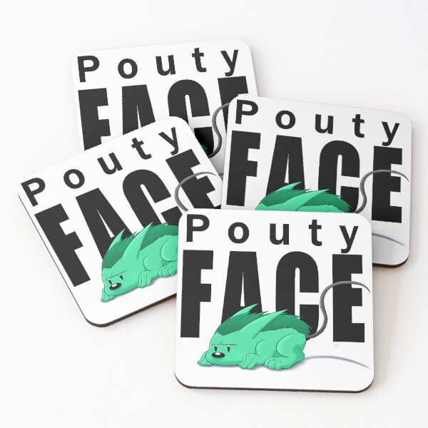 Item preview, Pouty Face (cyan) designed and sold by Rageman0329.