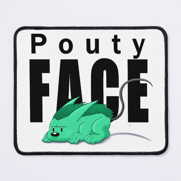 Item preview, Pouty Face (cyan) designed and sold by Rageman0329.