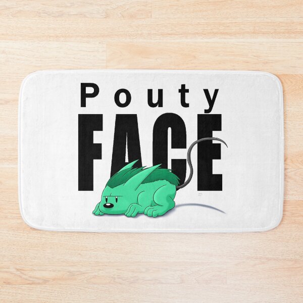Item preview, Pouty Face (cyan) designed and sold by Rageman0329.