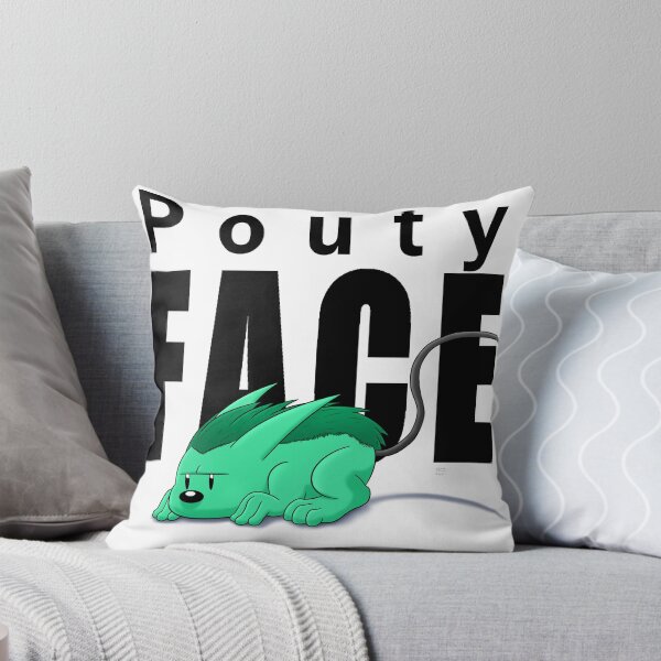 Item preview, Pouty Face (cyan) designed and sold by Rageman0329.