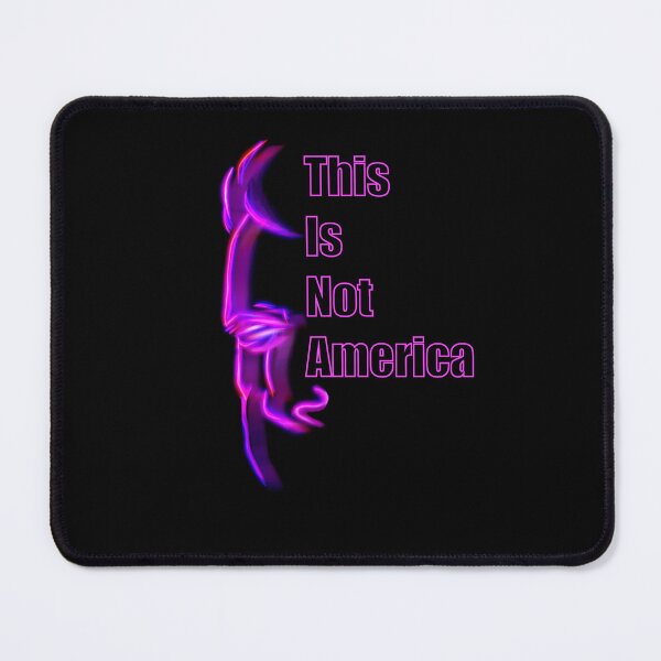 Item preview, This Is Not America - Claes Bang (pink neon) designed and sold by Dracula Fan Art.