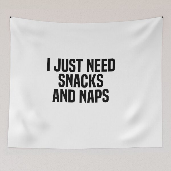 Item preview,  I Just Need Snacks And Naps  designed and sold by melshirt-shop.