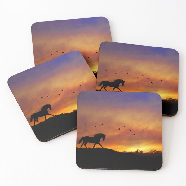 Item preview, Trotting Horse in the Sunset designed and sold by Stephanie Laird.