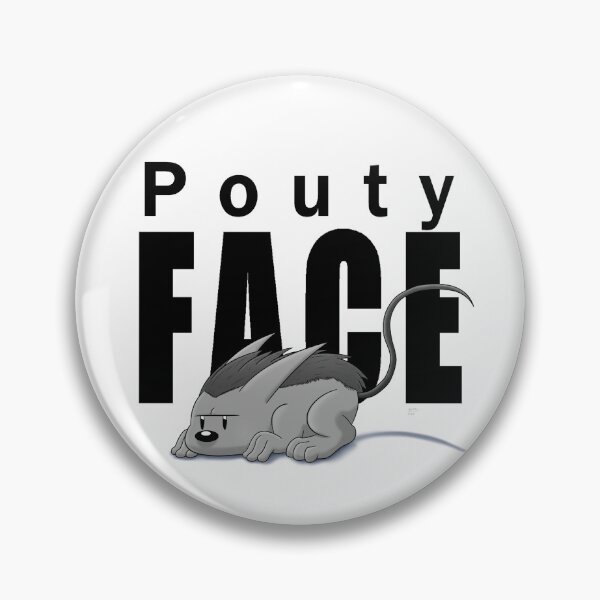 Item preview, Pouty Face (gray) designed and sold by Rageman0329.