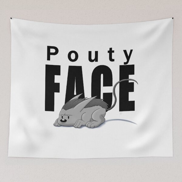 Item preview, Pouty Face (gray) designed and sold by Rageman0329.