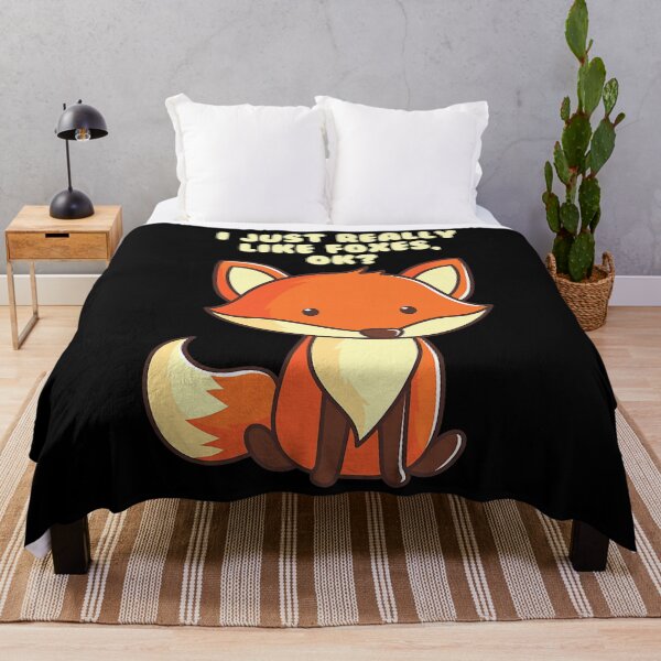 Item preview, Just Really Like Foxes Ok Funny Fox designed and sold by franktimothy.