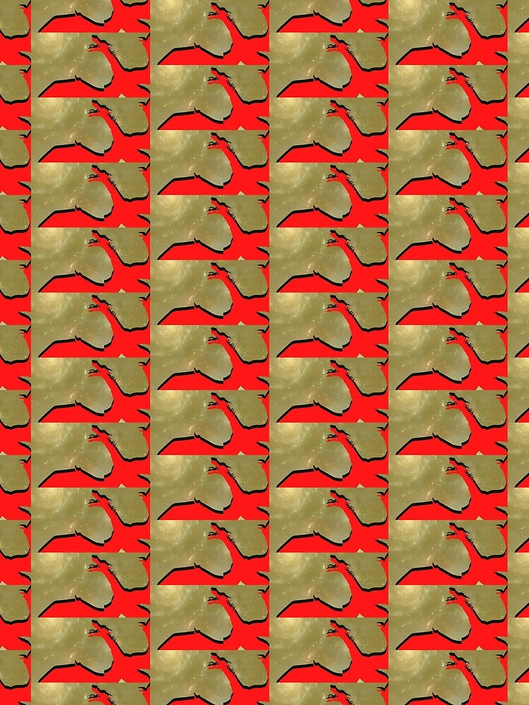 Thumbnail 3 of 3, Scarf, Red dragon designed and sold by Rashkin.