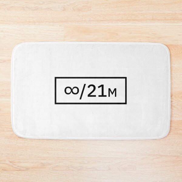 Item preview, Infinity ∞ / 21 Million / Bitcoin (Black) designed and sold by NautilusMare.