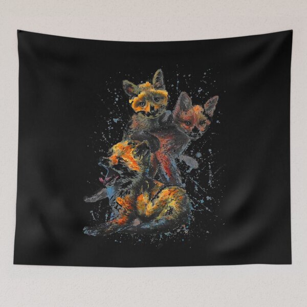 Item preview, Foxes - Hand painted Fox designed and sold by franktimothy.