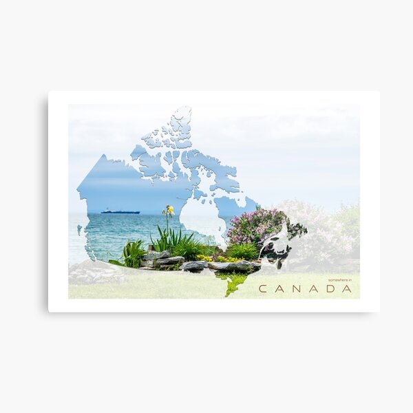 Somewhere In Canada: Lake Erie Shore Metal Print