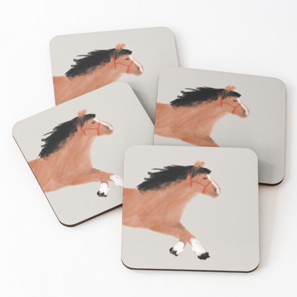Item preview, Brown Horse Running Paint Illustration designed and sold by WASHINGMACHINE’s vacation.