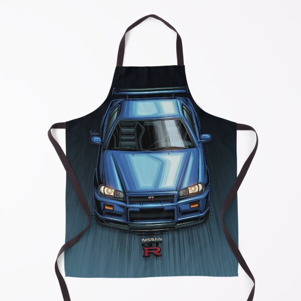 Item preview, Nissan Skyline GT-R R34 Blue designed and sold by Racing Art Store.