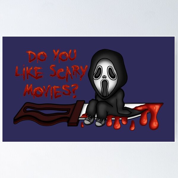 Item preview, Scream: Do You Like Scary Movies? - Blue designed and sold by CupcakeEmily.