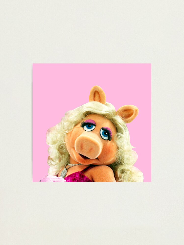 Miss Piggy Portrait Print the Muppets 