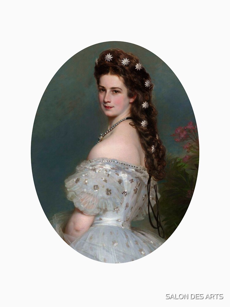 Portrait of Empress Eugenie by Shower Curtain by Franz Xaver