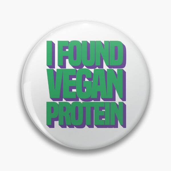 Item preview, I Found Vegan Protein designed and sold by LucumaMagazine.