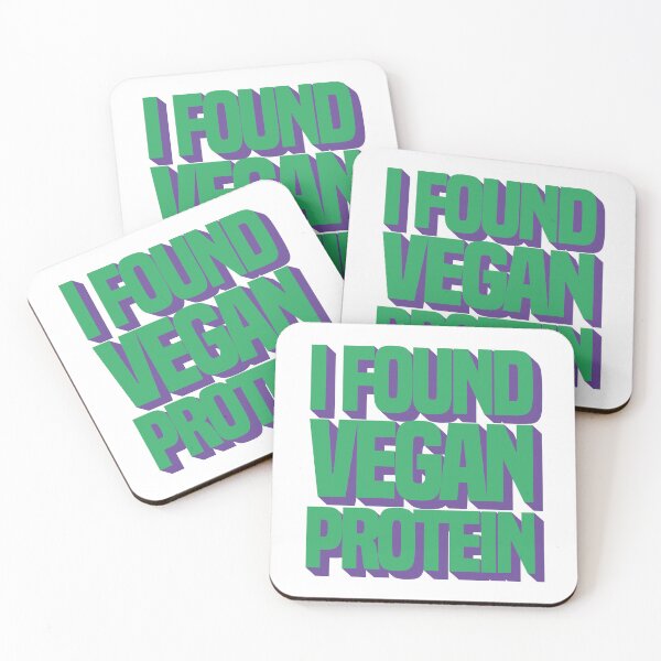 Item preview, I Found Vegan Protein designed and sold by LucumaMagazine.