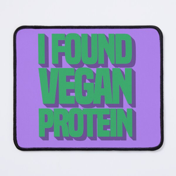 Item preview, I Found Vegan Protein designed and sold by LucumaMagazine.