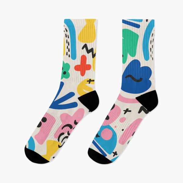 Item preview, Abstract Shapes Colorful Elements Pattern designed and sold by SpotWarehouse.