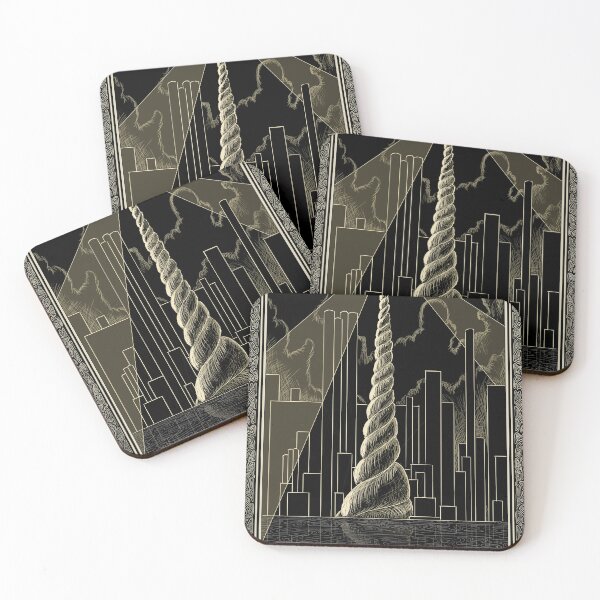 Item preview, The Kinner Tarot Deck Tarot Card: The Tower designed and sold by rjkinner-art.