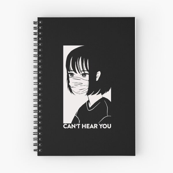 Item preview, Can't Hear You Emo Aesthetic Japanese Antisocial Anime designed and sold by FalkDania.
