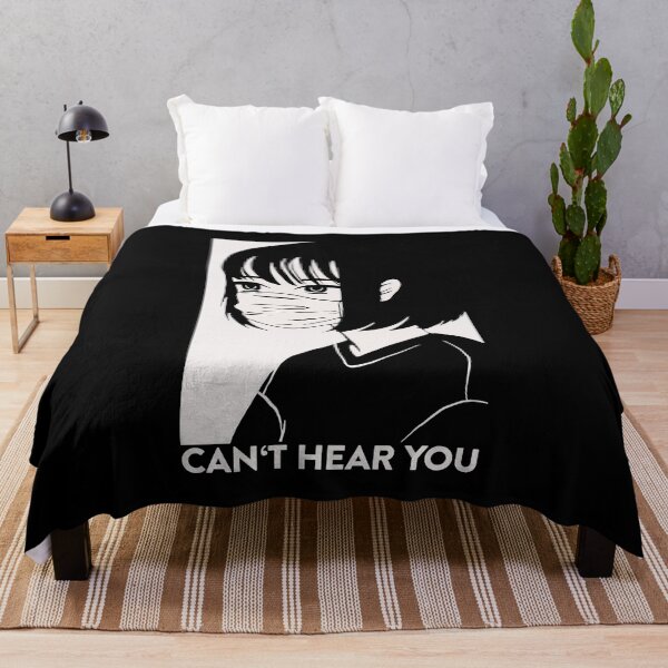 Item preview, Can't Hear You Emo Aesthetic Japanese Antisocial Anime designed and sold by FalkDania.