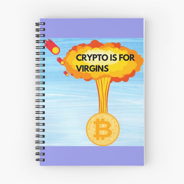 Item preview, Funny saying: Crypto is for virgins.  designed and sold by silveregale.