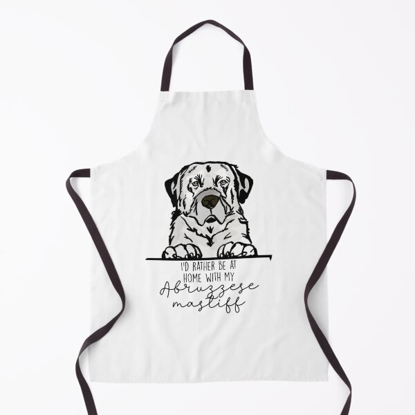 Item preview, I’d rather be at home with my Abruzzese Mastiff designed and sold by Little Fuzz Shop.