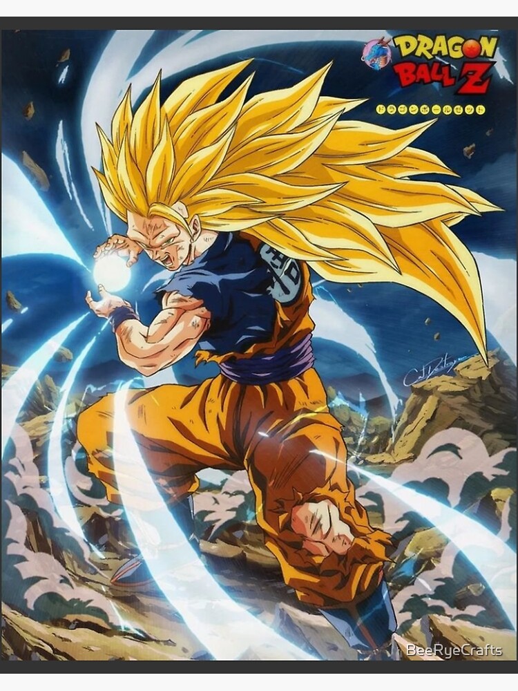 Super Saiyan 3 Goku Art Board Print for Sale by BeeRyeCrafts