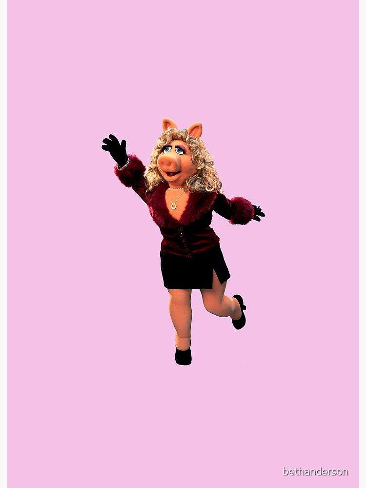 Miss Piggy Pose Muppet | Art Board Print