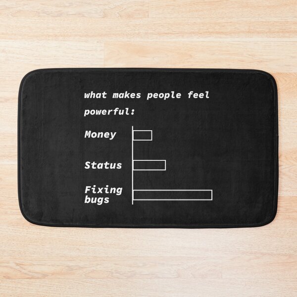 Item preview, What makes people feel powerful: status money and fixing bugs designed and sold by yoshra.