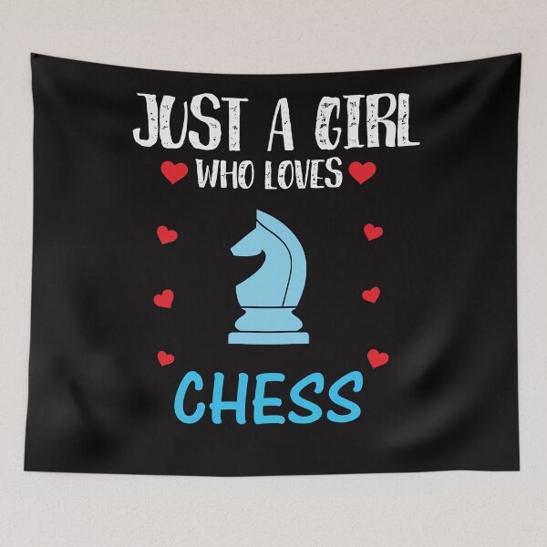 Item preview, Just a Girl Who Loves Chess Female Chess  designed and sold by Timcito.