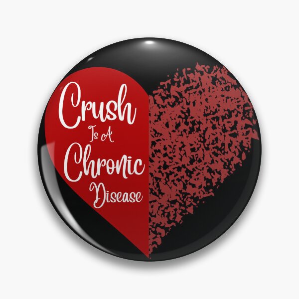 Aperçu de l'œuvre Le béguin pour la Saint-Valentin est une maladie chronique Red Broken Heart créée et vendue par SYNTASTIC.