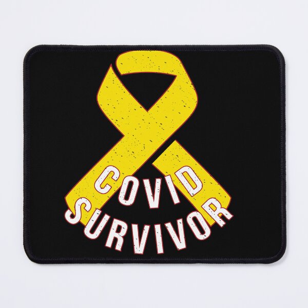 Item preview, Covid Survivor Yellow Ribbon designed and sold by OliviaGbyKyro.