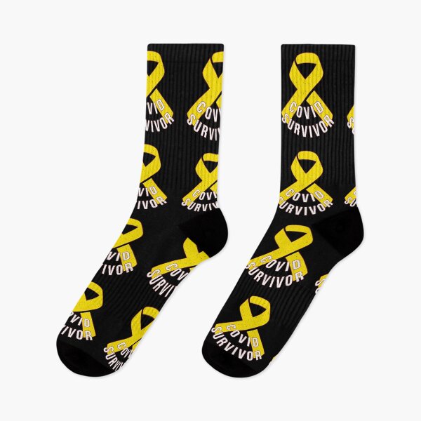 Item preview, Covid Survivor Yellow Ribbon designed and sold by OliviaGbyKyro.
