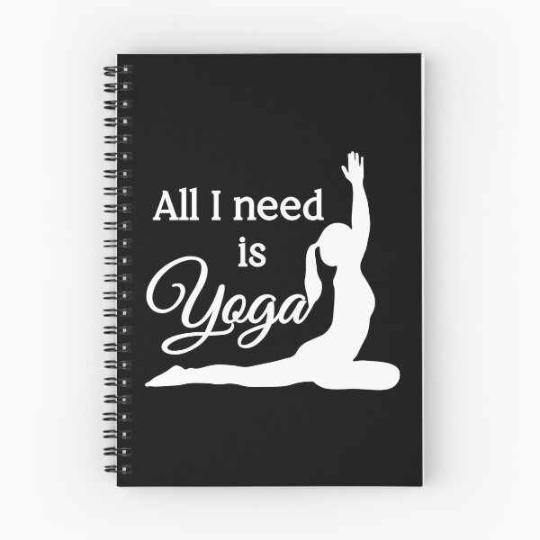 Item preview, All I Need is Yoga | White | Black designed and sold by Wintre2.
