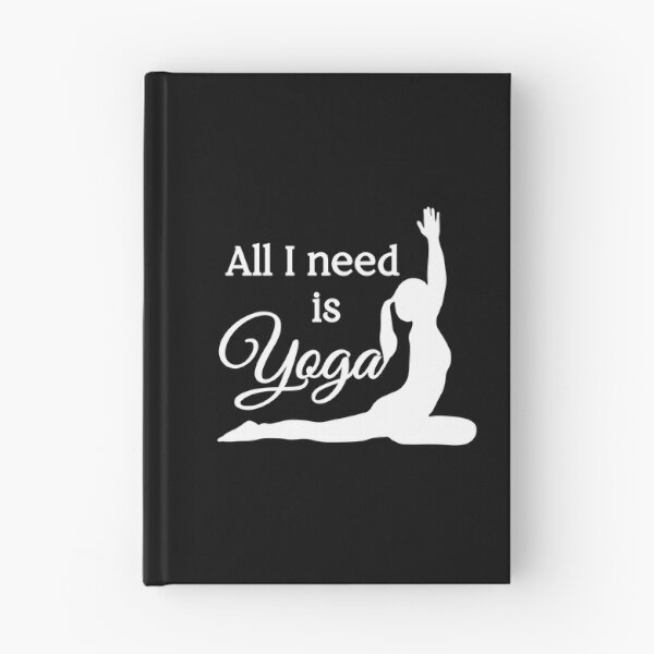 Item preview, All I Need is Yoga | White | Black designed and sold by Wintre2.