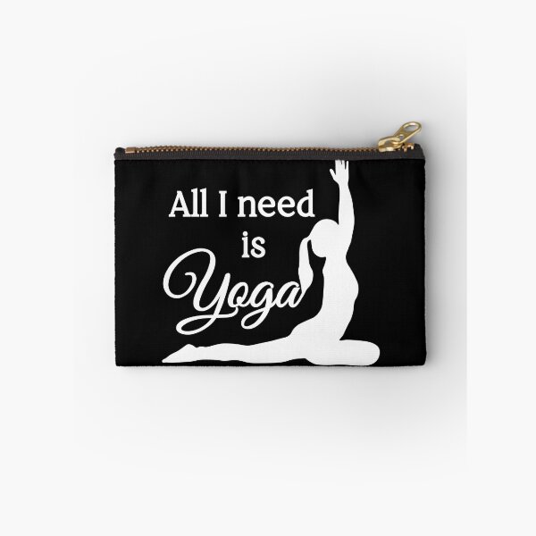 Item preview, All I Need is Yoga | White | Black designed and sold by Wintre2.