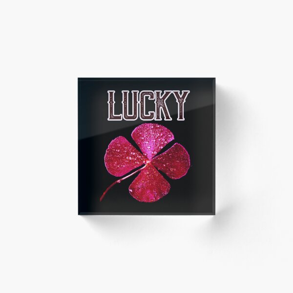 Item preview, Lucky Red Four Leaf Clover designed and sold by GoPublicTeam.