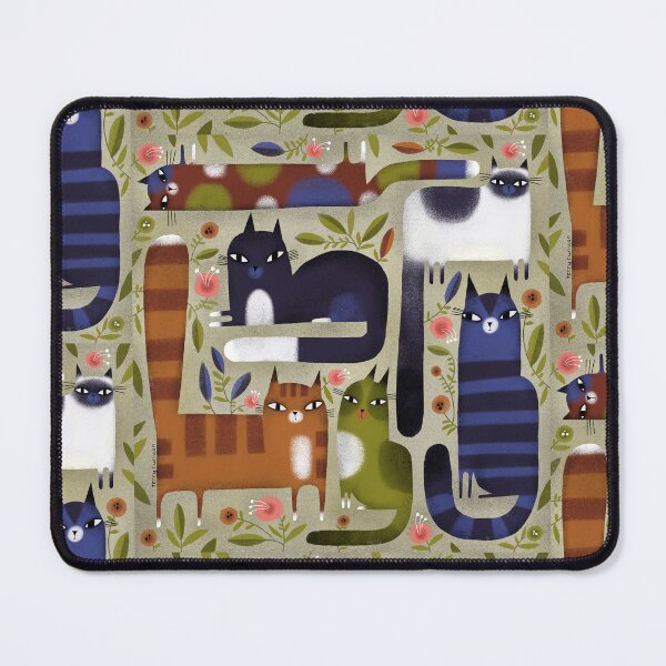 Item preview, FIELD OF CATS designed and sold by Terry Runyan Creative.