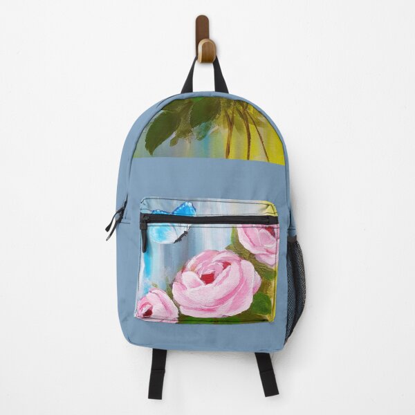 Item preview, Roses and Butterfly Artwork Acrylic Painting designed and sold by Wildzhinga.