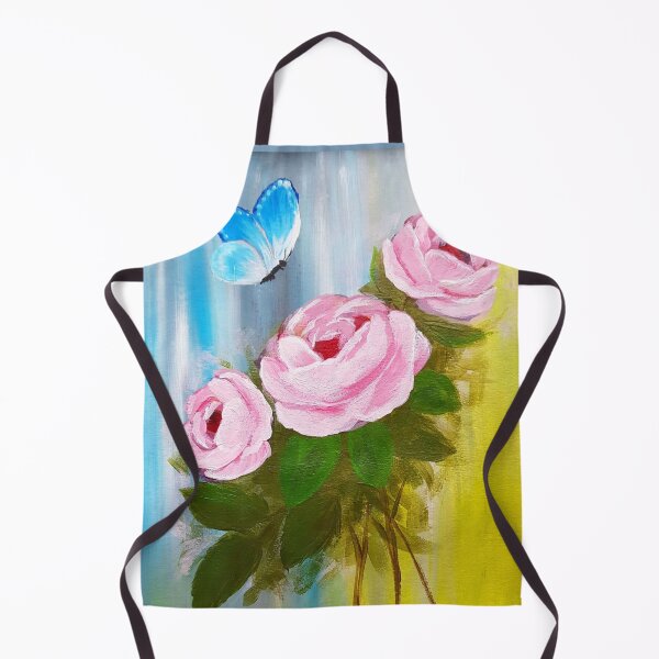 Item preview, Roses and Butterfly Artwork Acrylic Painting designed and sold by Wildzhinga.