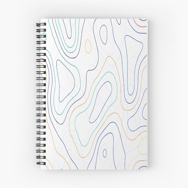 Item preview, Abstract colorful topographic map design designed and sold by SpotWarehouse.