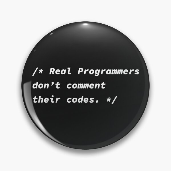 Artikelvorschau, Echte Programmierer kommentieren ihre Codes nicht. entworfen und verkauft von yoshra.