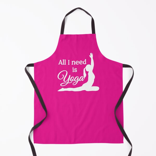 Item preview, All I Need is Yoga | White | Pink designed and sold by Wintre2.